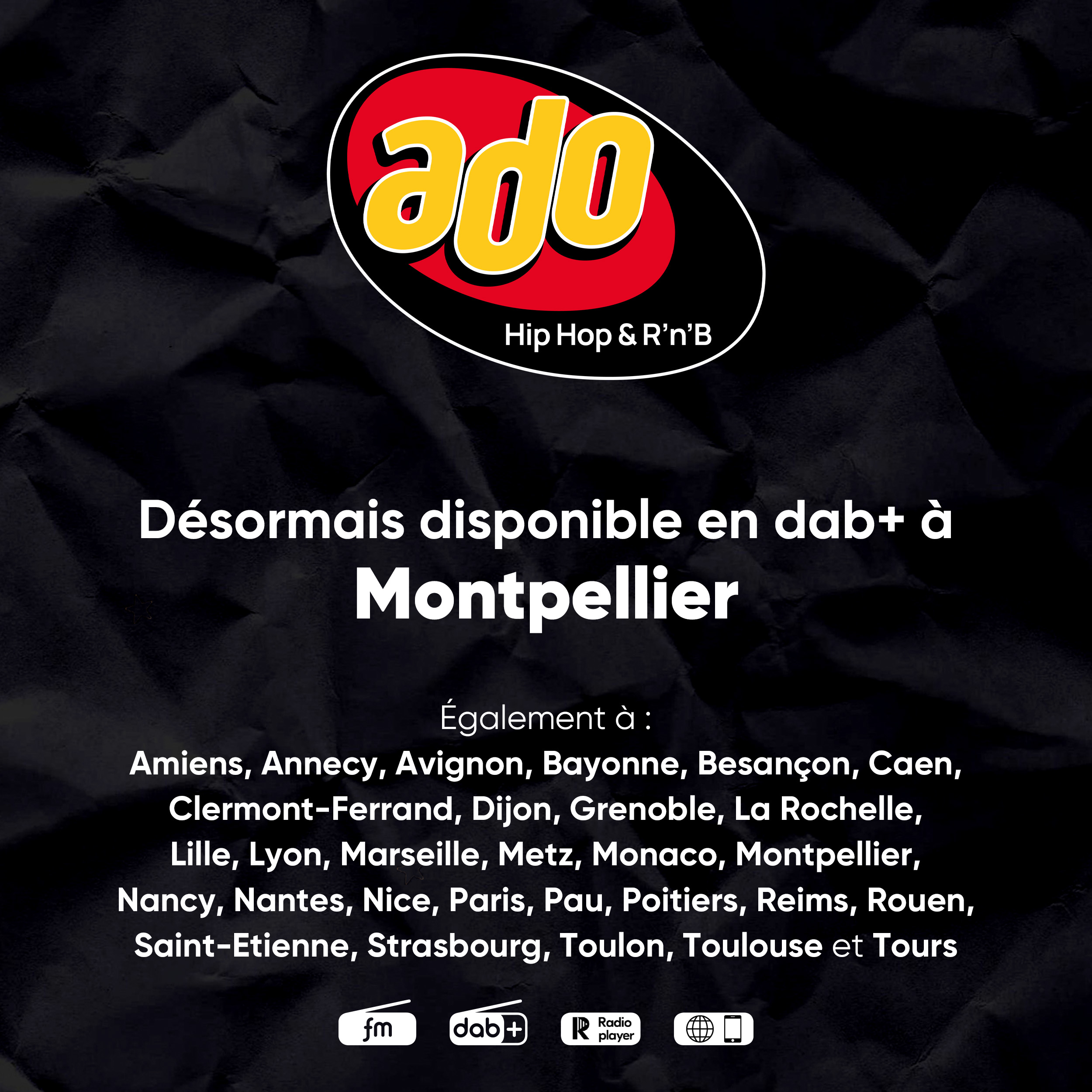 Les radios Ado et Oui FM arrivent en DAB+ à Montpellier