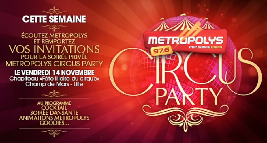 Metropolys prépare la "Metropolys Circus Party"