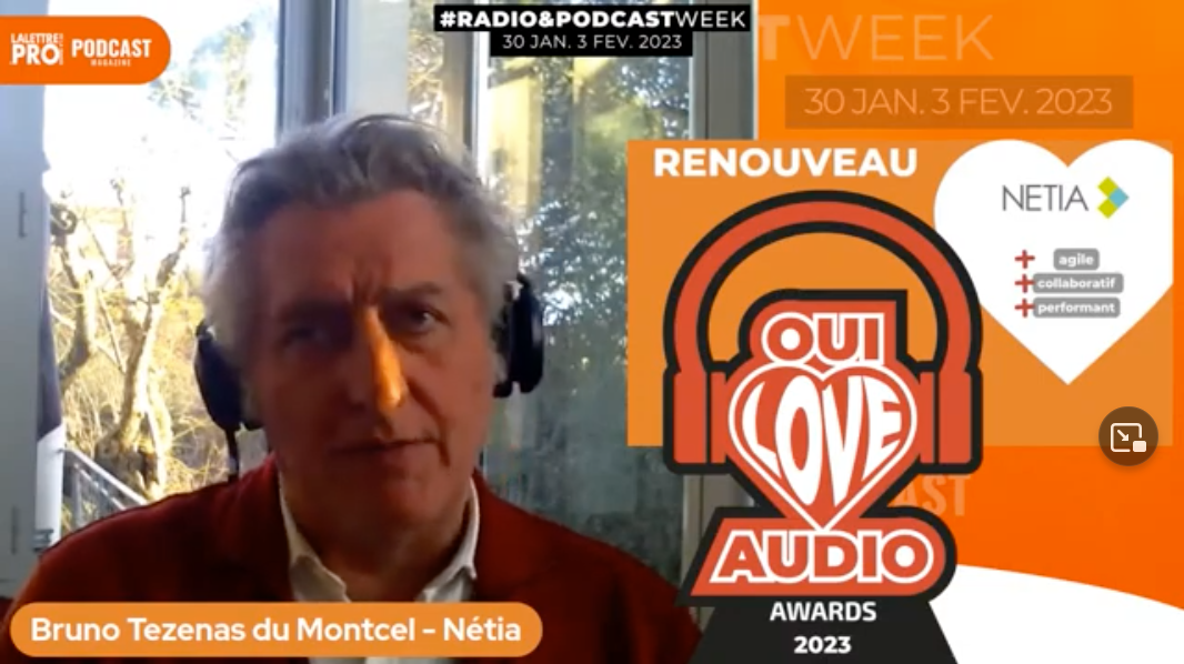 NETIA remporte le prix du renouveau lors du Radio&Podcast Week 2023