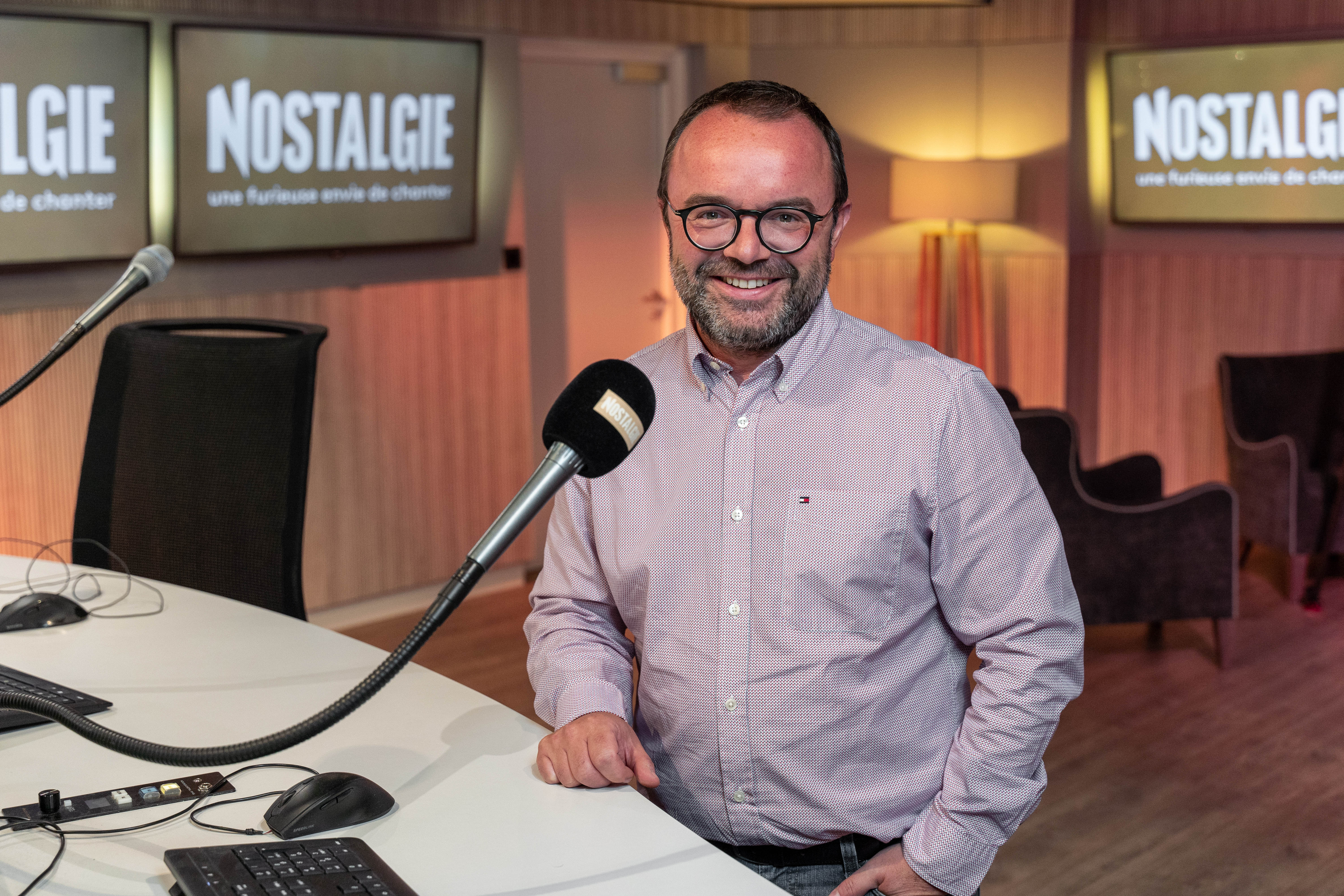 Jean-François Pottier est le directeur des programmes de Nostalgie en Belgique. © NGroup.