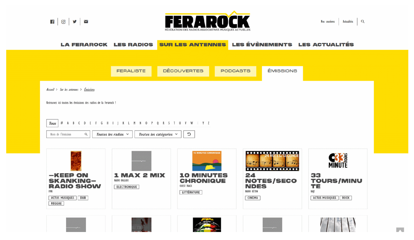 La Ferarock centralise les émissions de ses radios