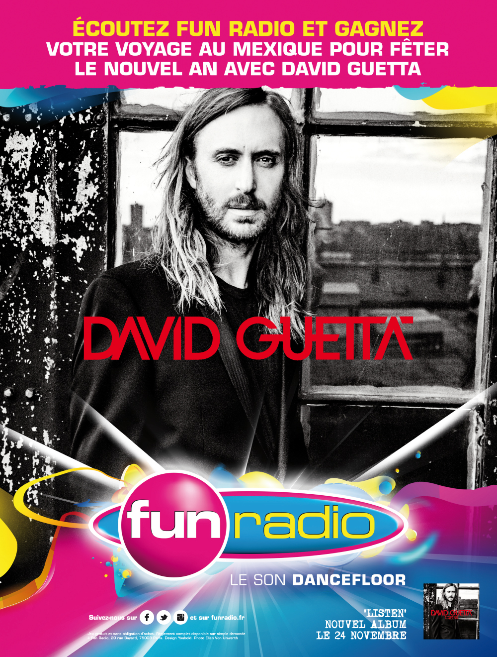 Fun Radio part en campagne avec David Guetta