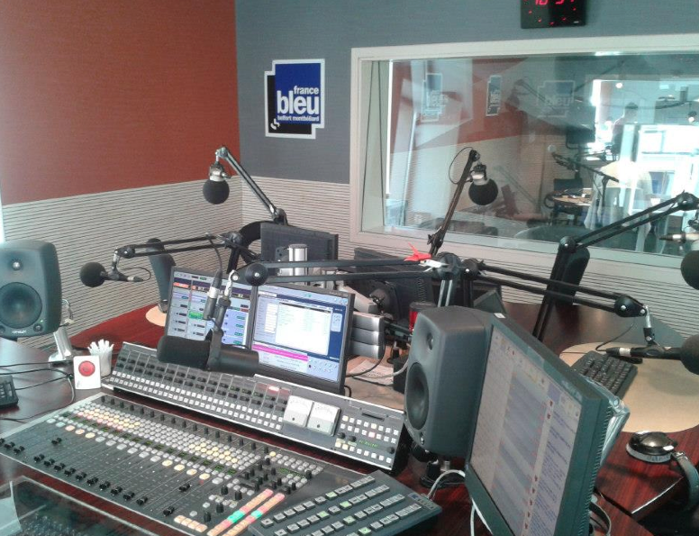 Les studios de France Bleu Belfort-Montbéliard