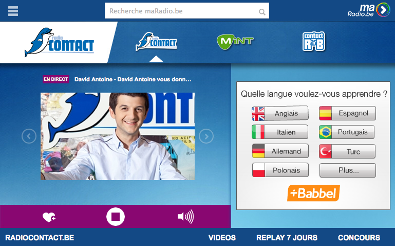 Succès pour le player collectif MaRadio.be