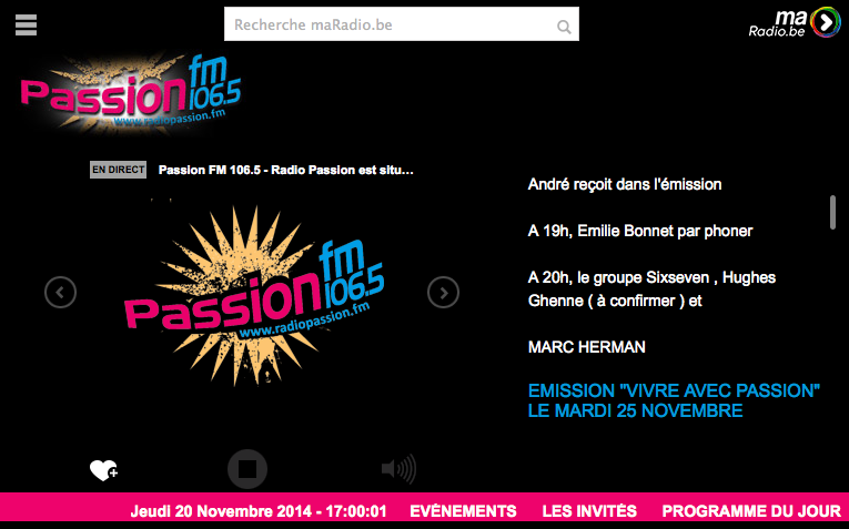 Succès pour le player collectif MaRadio.be