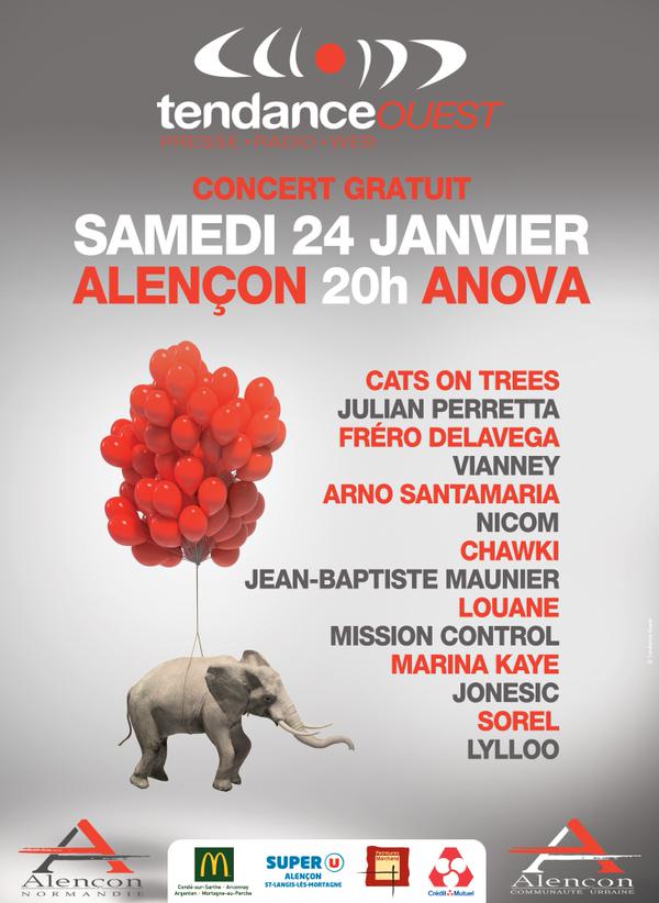 Tendance Live Alençon : la programmation