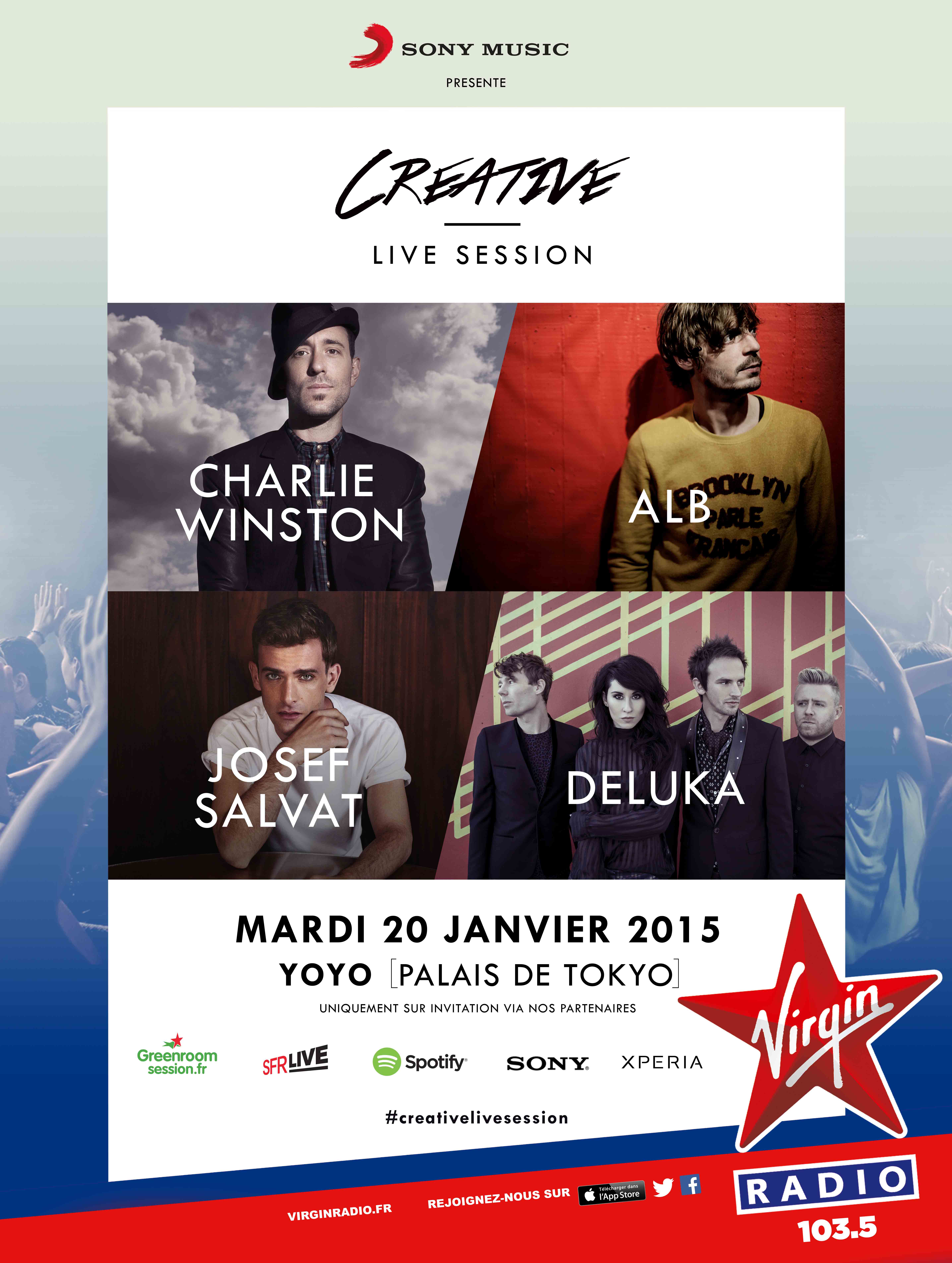 Creative Live Session avec Virgin Radio