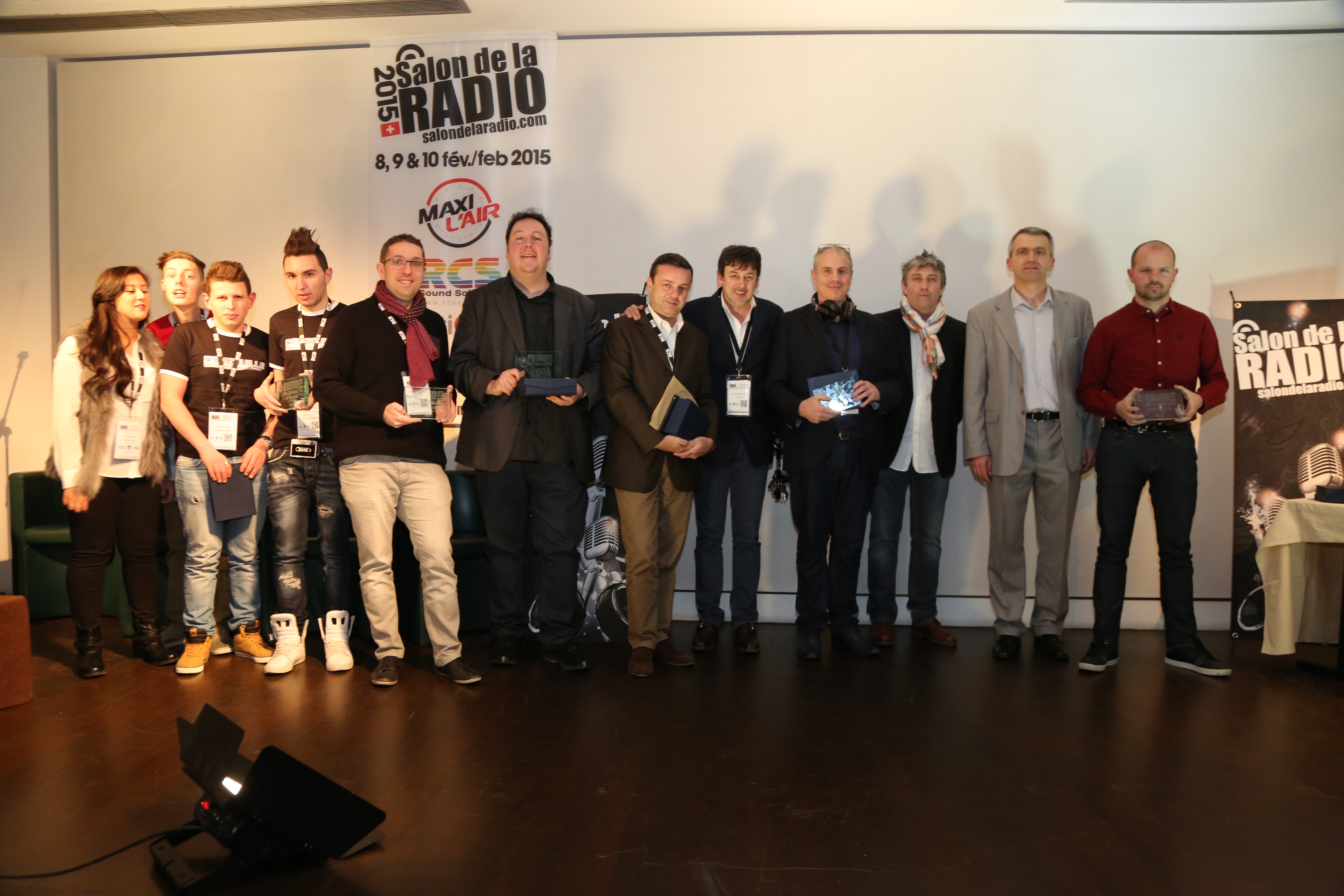 Les gagnants des Prix ON'R Qualifio : Pascal Hilaire, Thomas Pawlowski, Wilfid Tocqueville, Michael Pachen, Emmanuel Rials... © Serge Surpin