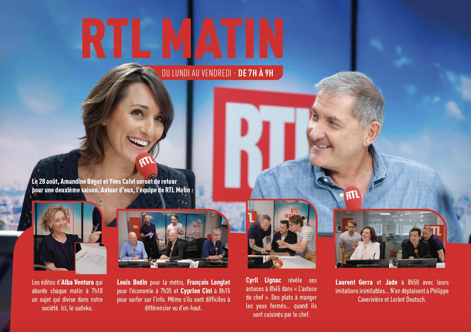 RTL : une nouvelle campagne pour sa matinale