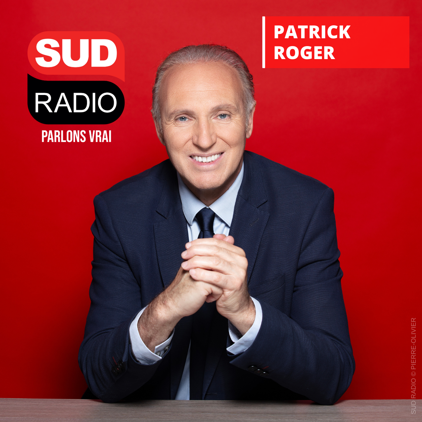 Patrick Roger, directeur général de Sud Radio et animateur de la matinale de 6h30 à 8h30. © Sud Radio.