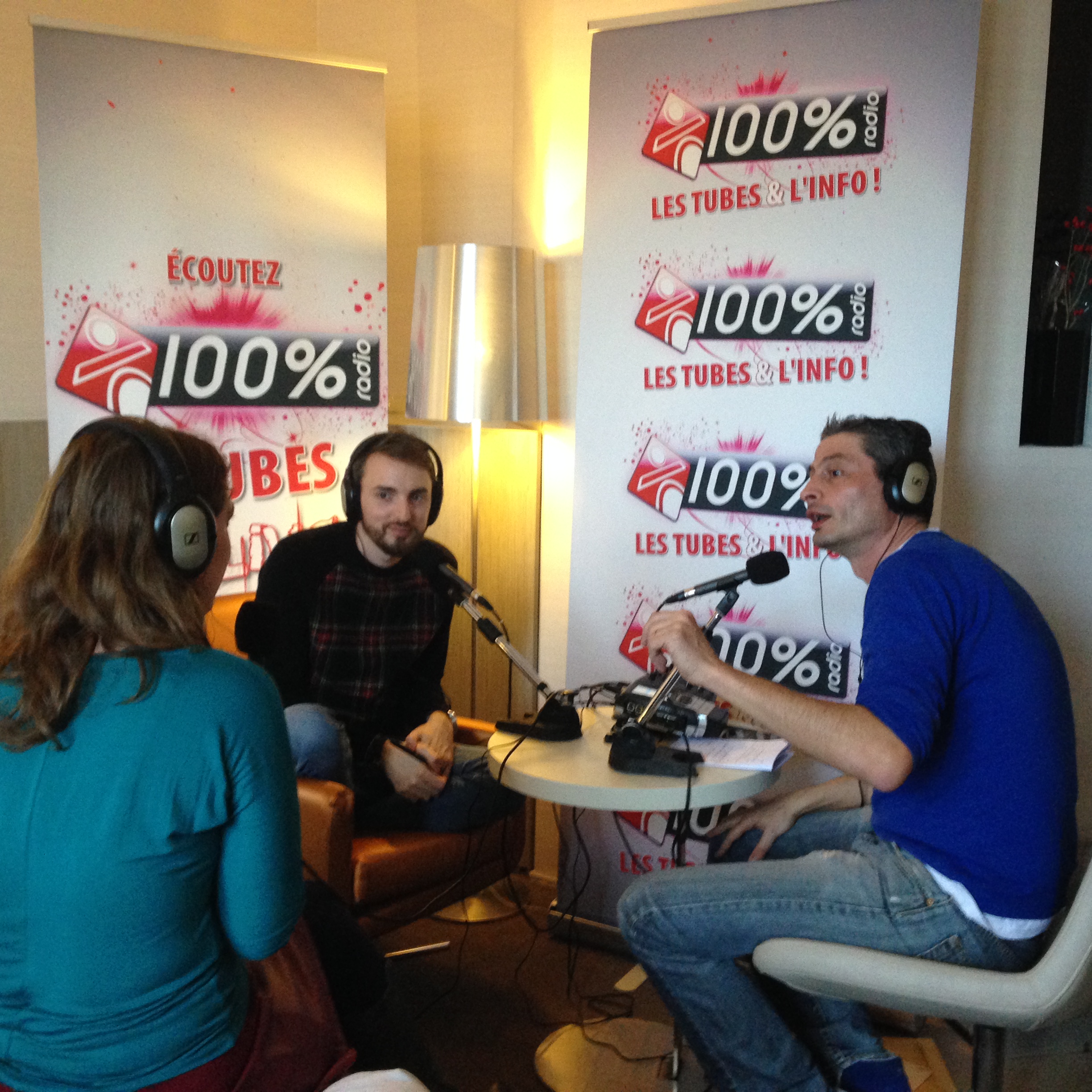 Christophe Willem interviewé par une auditrice de 100%
