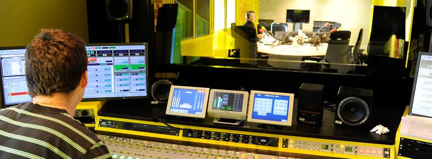 Les studios de France Info à Radio France