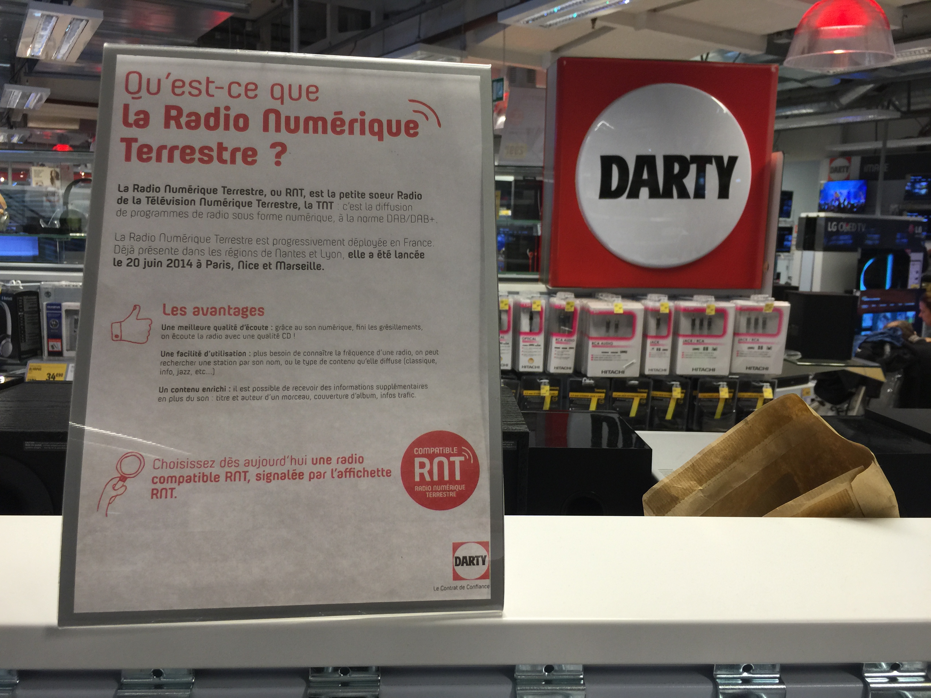 La RNT dans les magasins, c'est pas encore ça !