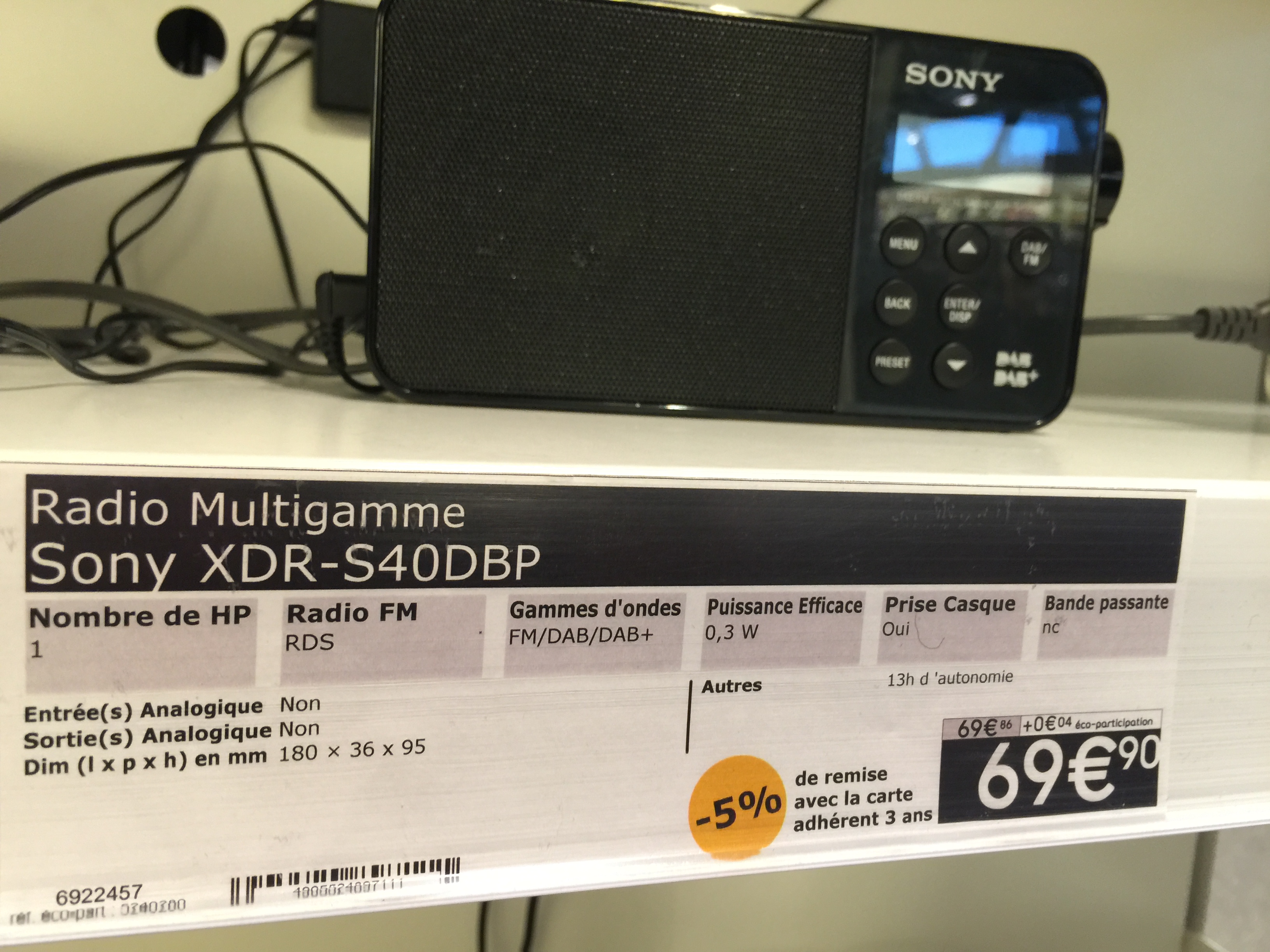 La RNT dans les magasins, c'est pas encore ça !