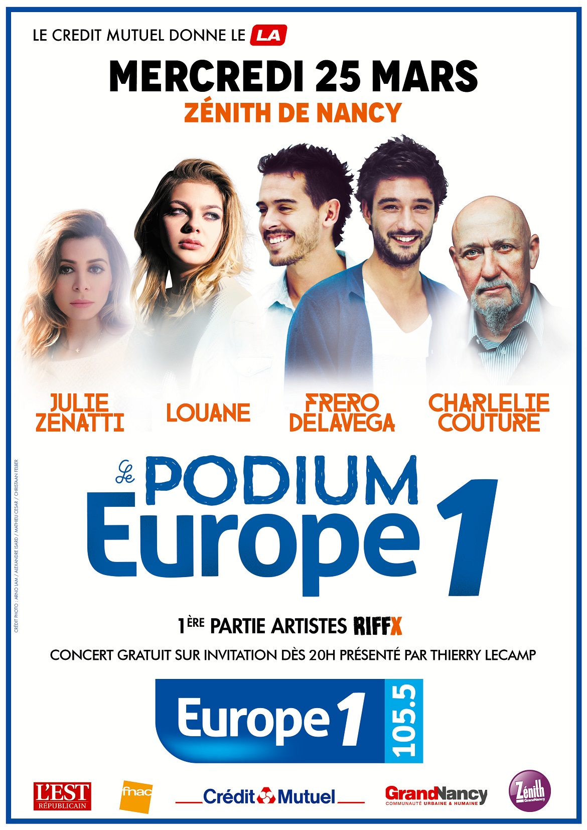 Un Podium Europe 1 à Nancy