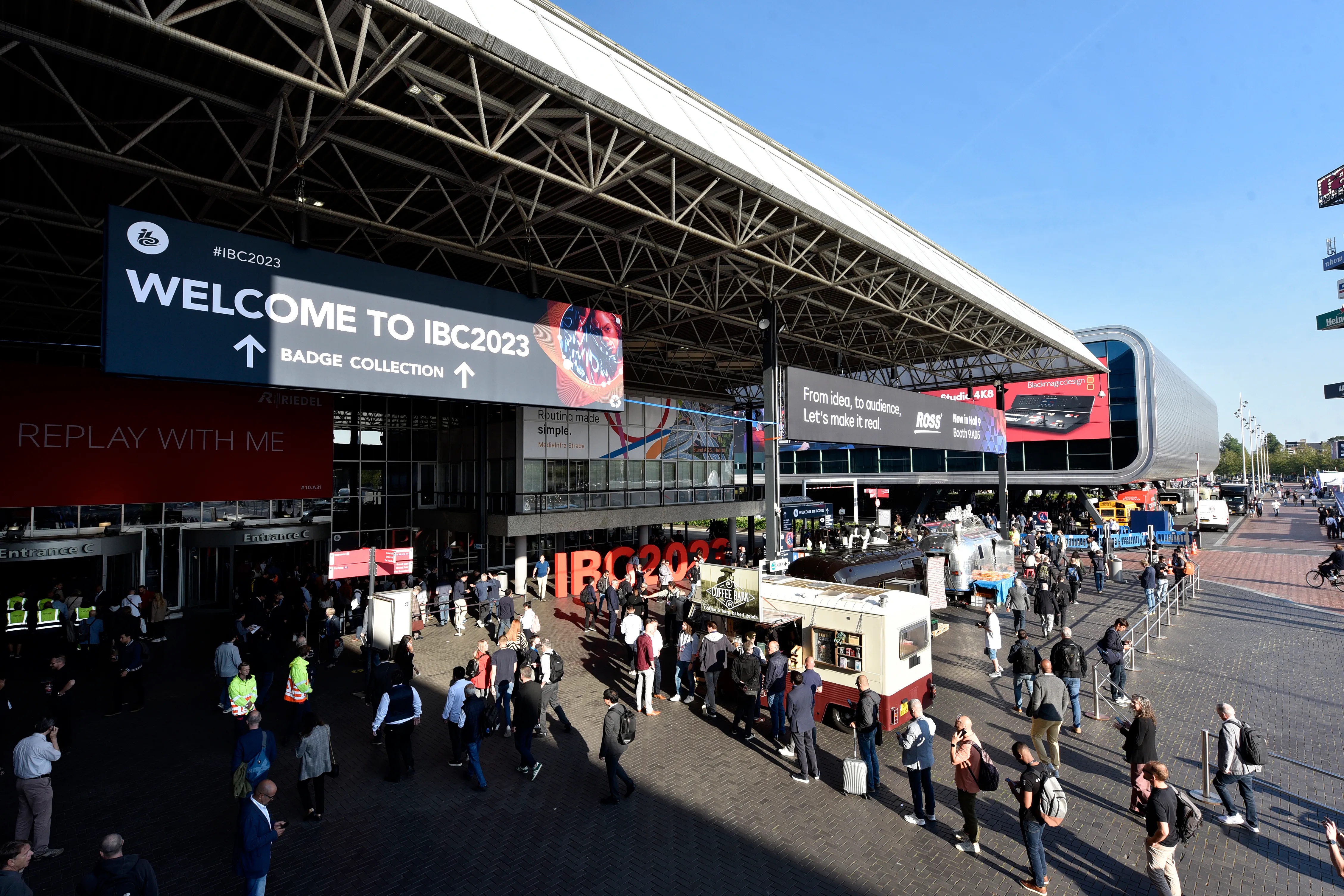 43 000 participants de 170 pays au parc d'exposition RAI d'Amsterdam.
