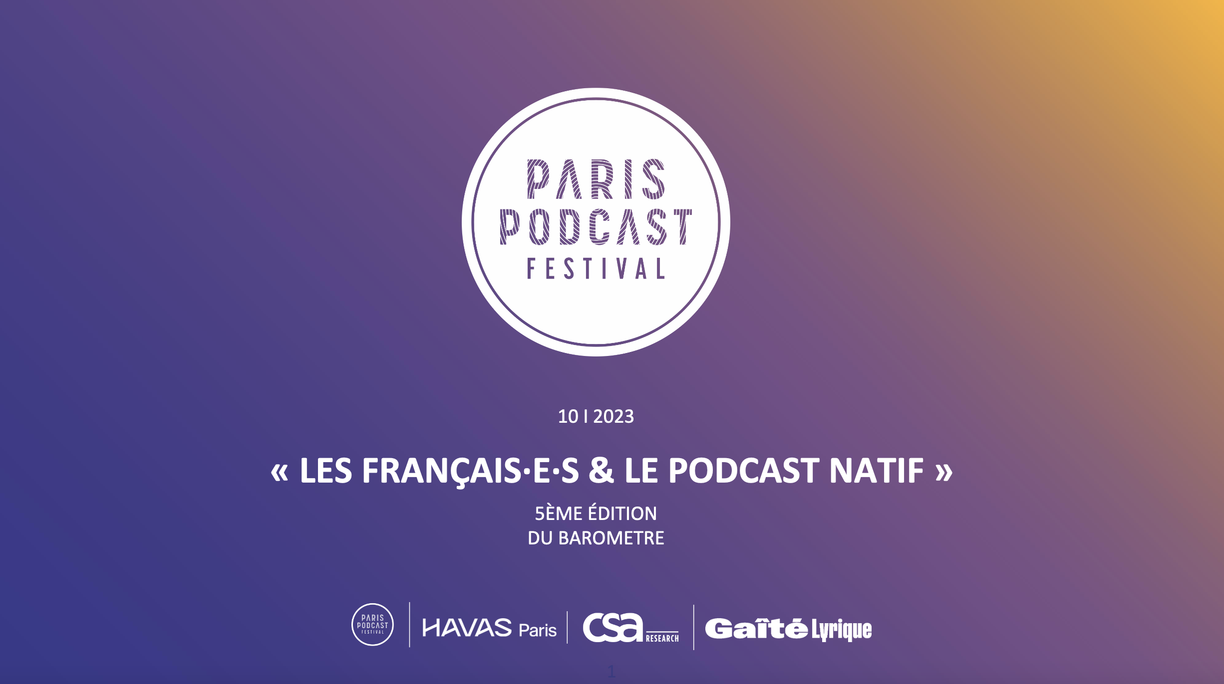 Les écoutes du podcast natif en nette hausse sur un an