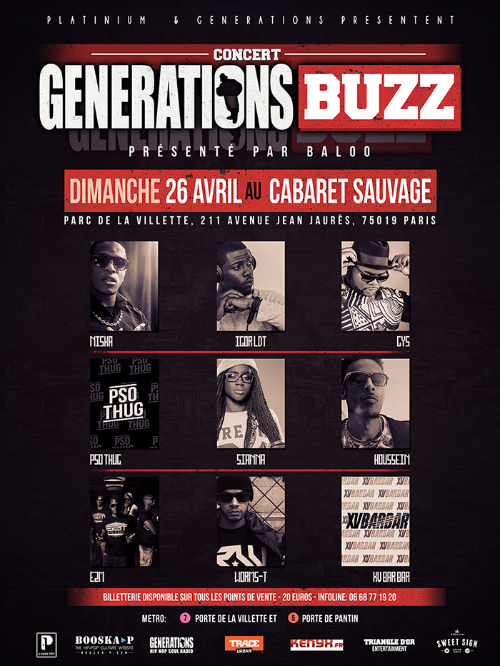 Generations amène le buzz sur scène