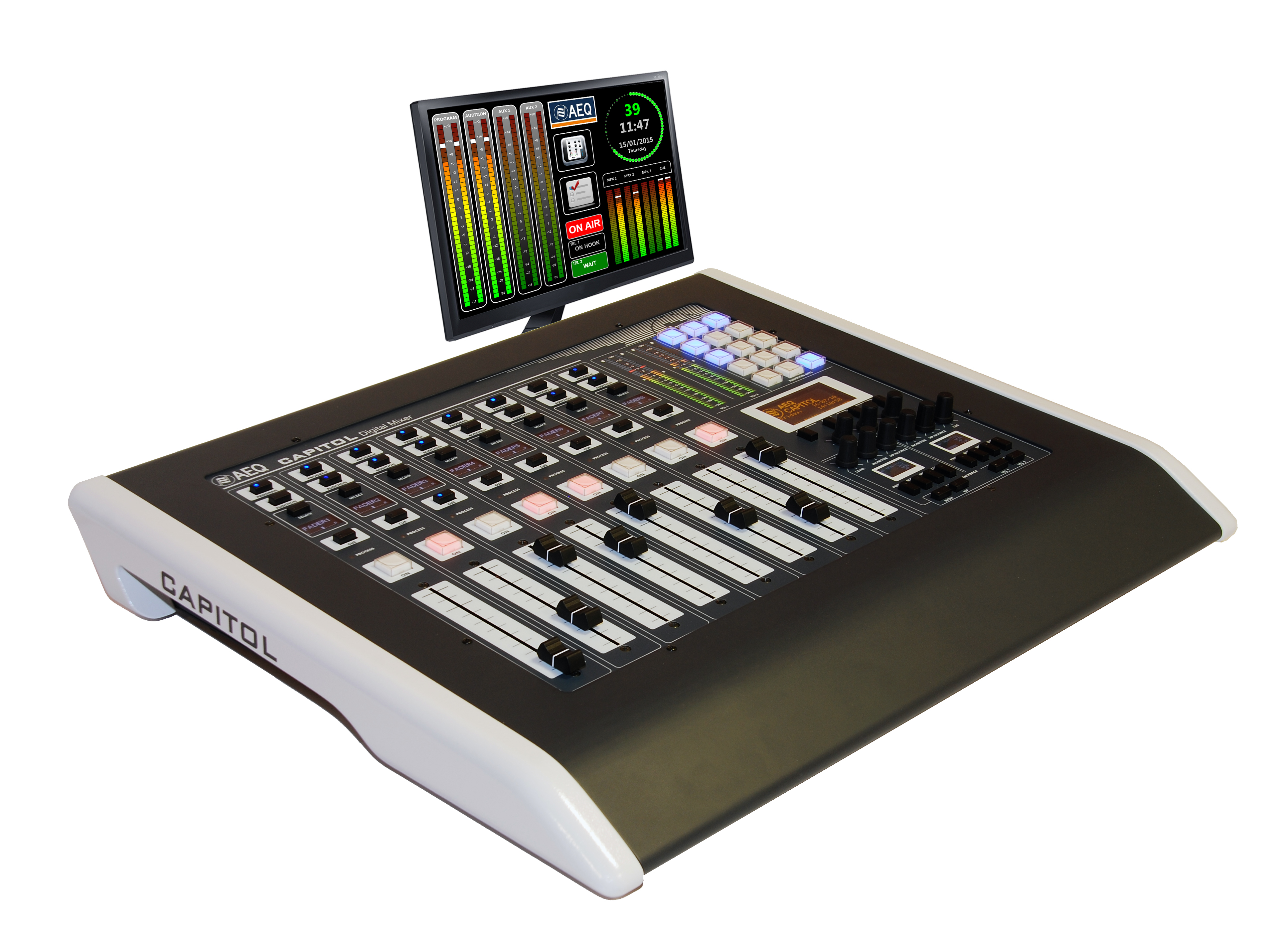 La fameuse console Capitol, l'un des produits phares de l'Espagnol AEQ. Pour un prix très intéressant.