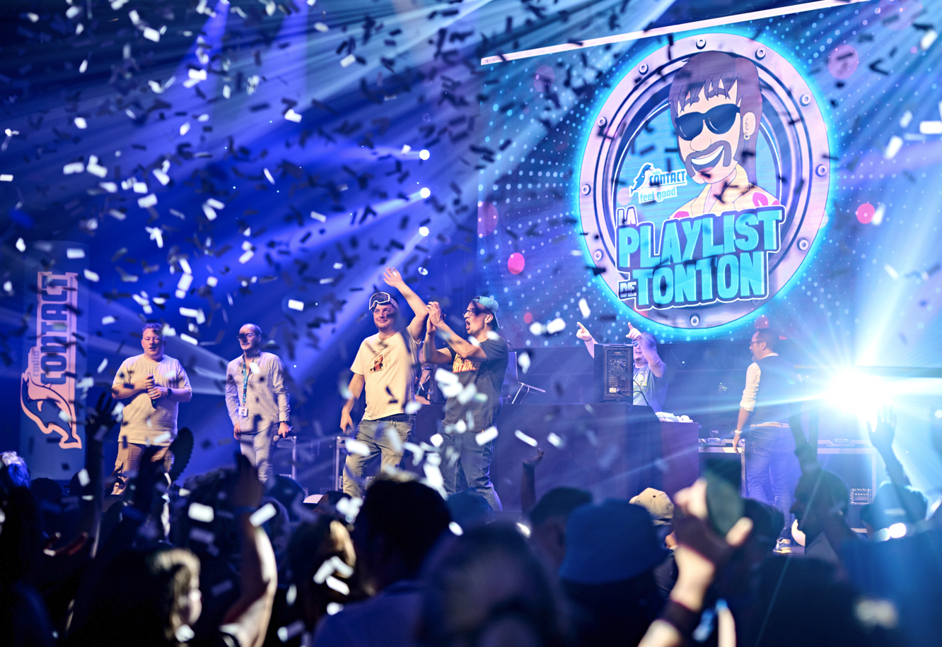 Première soirée La Playlist de Tonton, le 13 octobre 2023 à Braine-L'Alleud. © Triptyque.