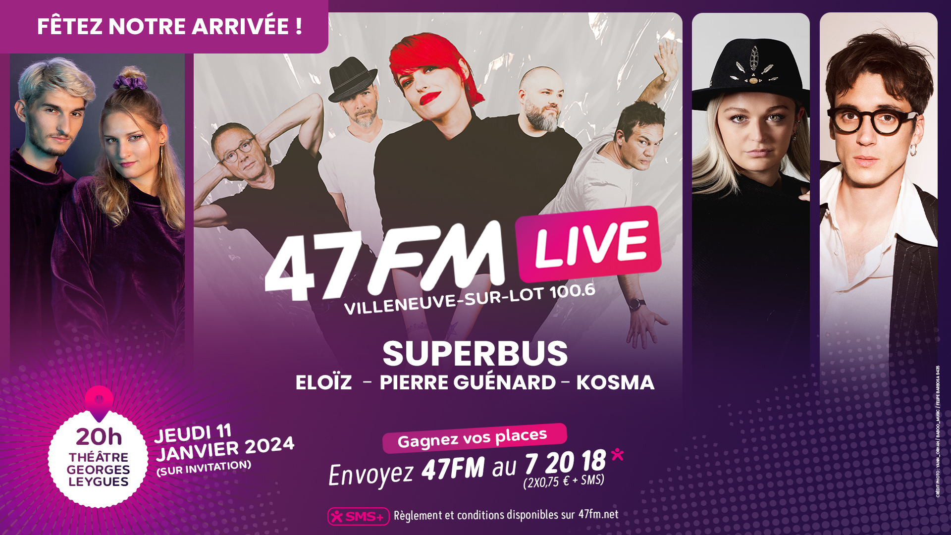 47 FM démarre une fréquence à Villeneuve-sur-Lot sur 100.6