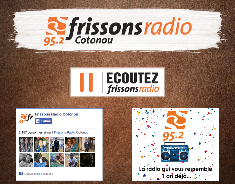 Groupe 1981 : Frissons Radio fête ses un an au Bénin