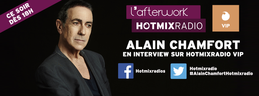 Alain Chamfort ce soir sur HotMix, en attendant Zedd !