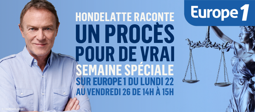 "Hondelatte raconte" pour la première fois un procès aux assises