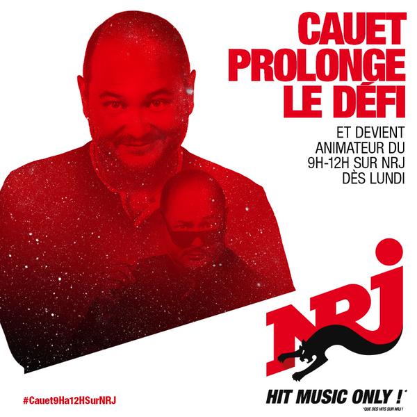 Cauet devient animateur du 9h-12h sur NRJ