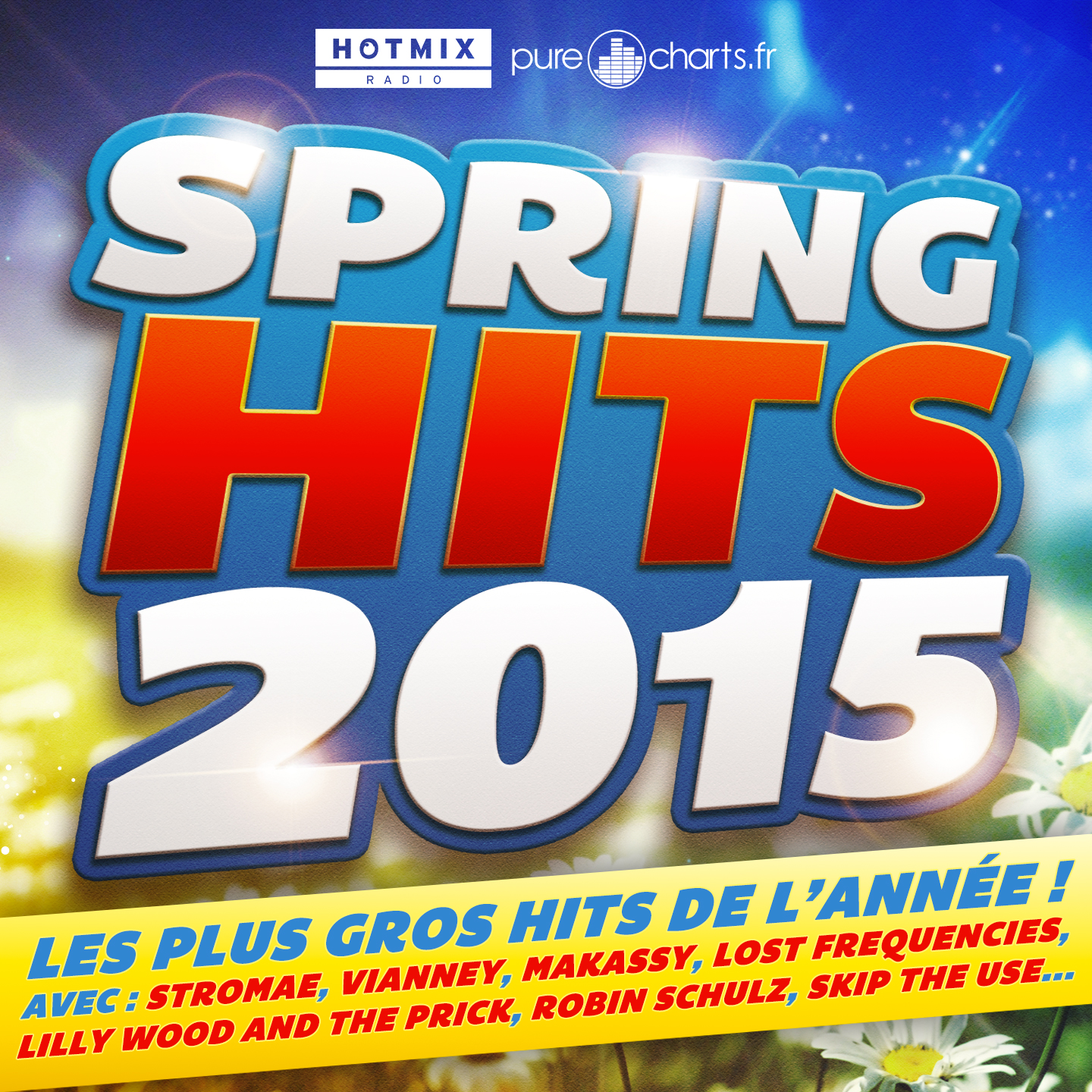 Hotmixradio s'affiche sur des compilations