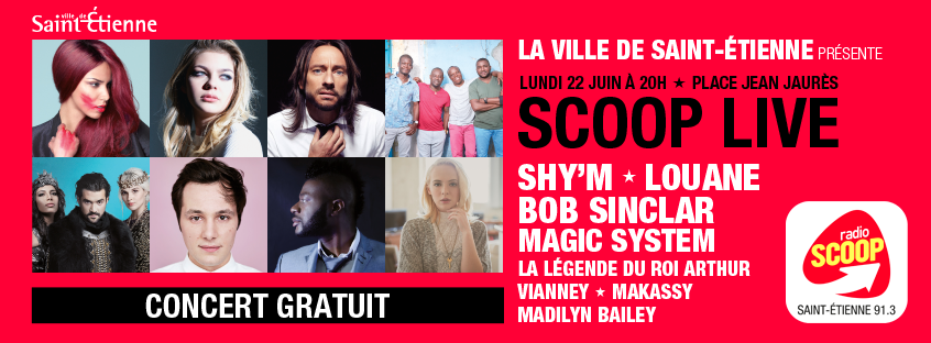 Radio Scoop dévoile l'affiche du Scoop Live