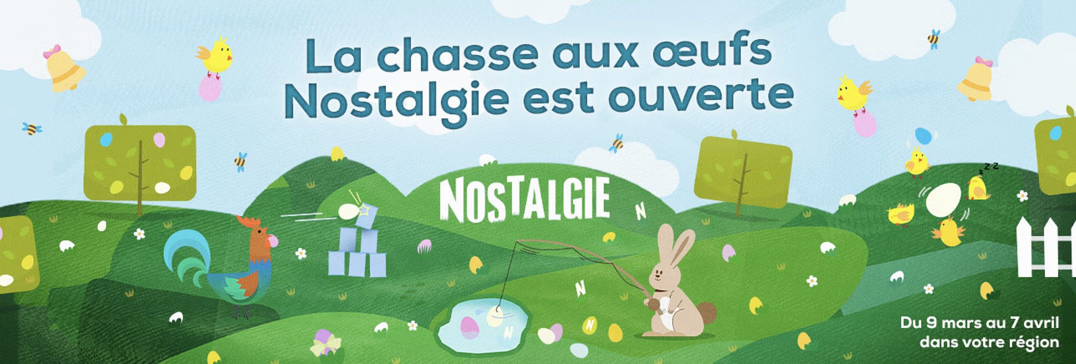 Nostalgie Belgique prépare une grande chasse aux œufs