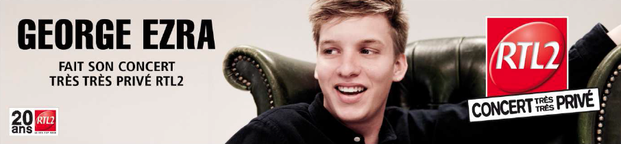 RTL2 : George Ezra en "Concert Très Très Privé"
