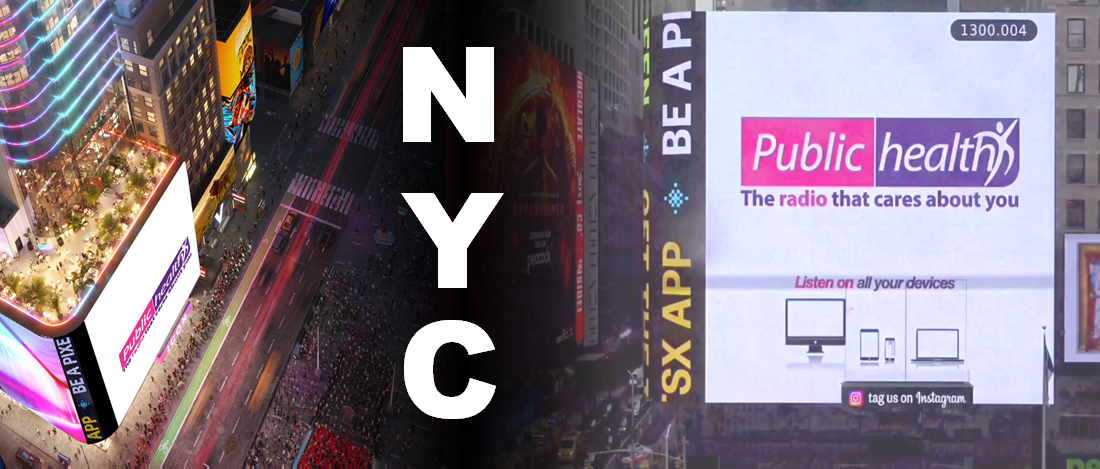 La version anglophone de Radio Public Santé s'affiche à New York 