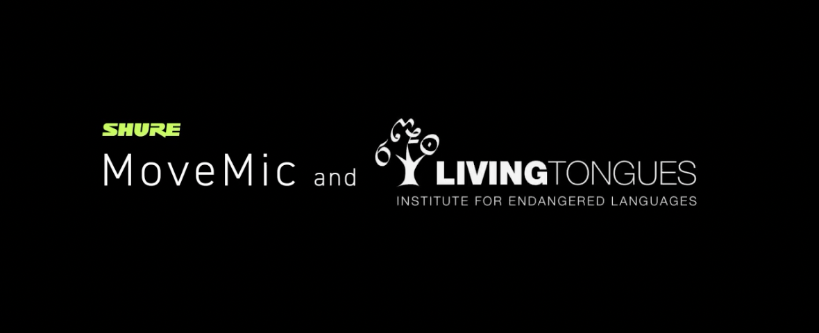 Shure et Living Tongues s'associent pour protéger les langues en danger