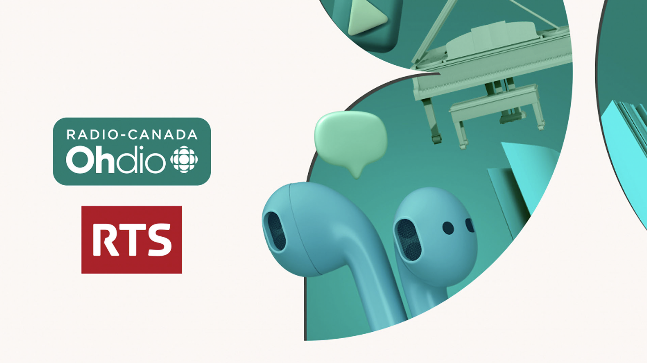 Radio-Canada et la RTS s’associent dans le cadre d’un partenariat d’échange de balados