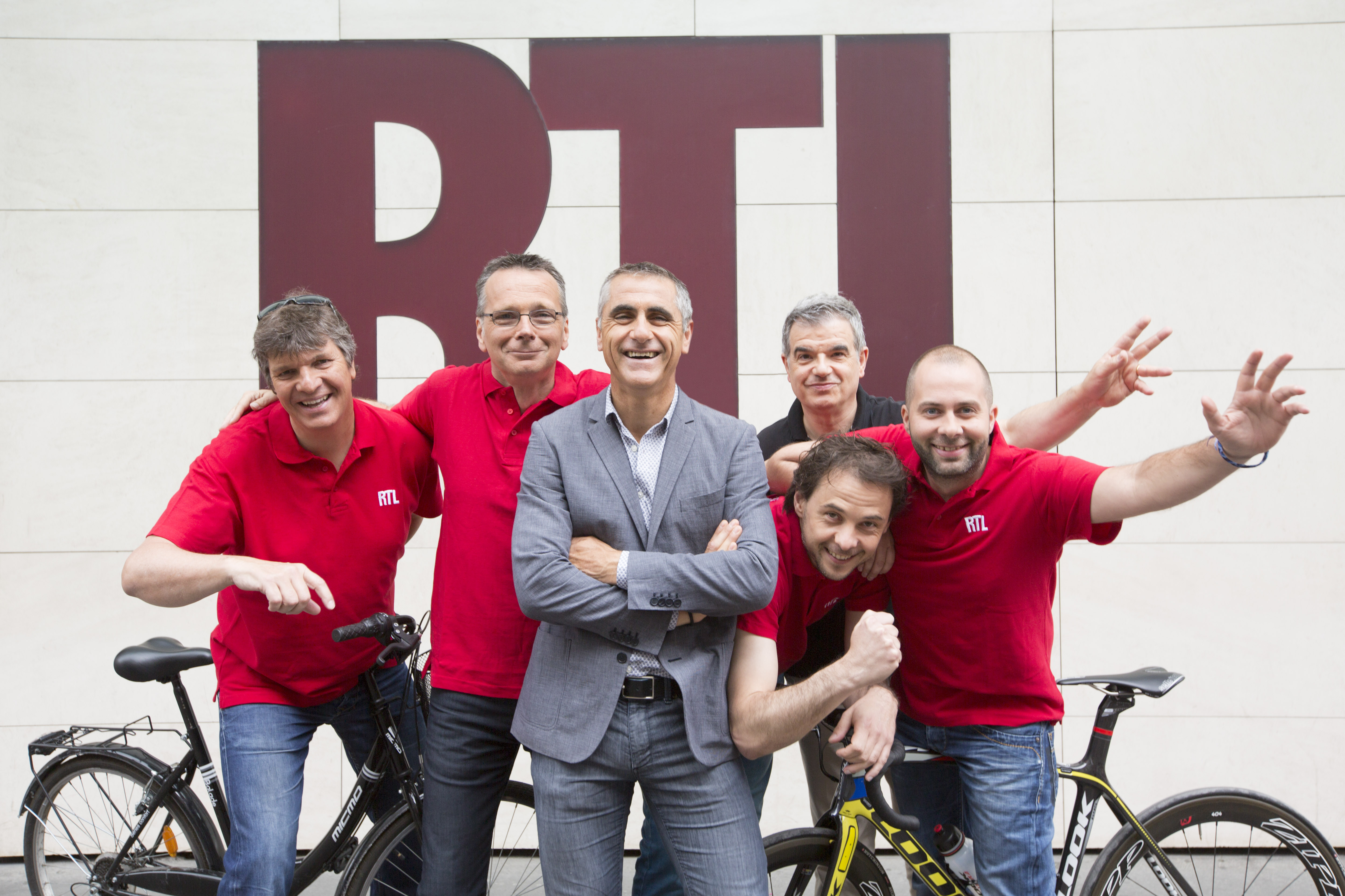L'équipe de RTL mobilisée pour le Tour de France © Romain Boé - Abacapress