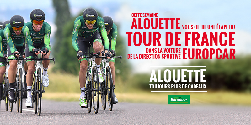 Alouette offre une étape du Tour de France