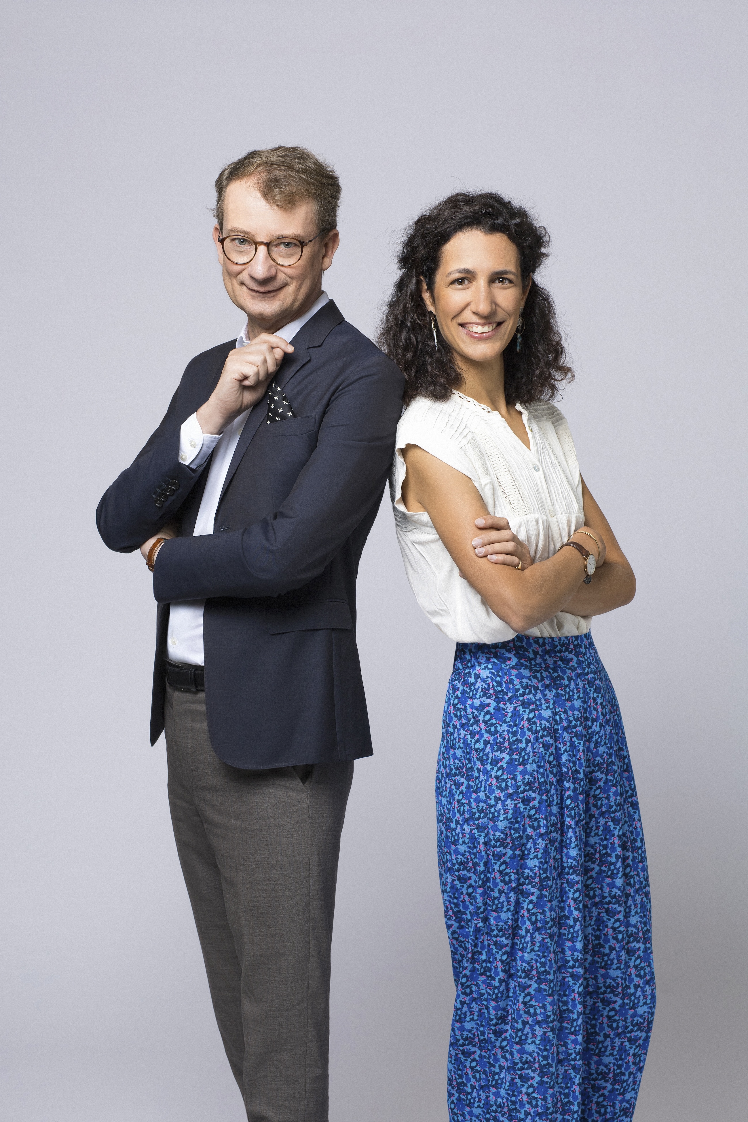 Bertand Dermoncourt et Prune de La Fage. © Radio Classique.