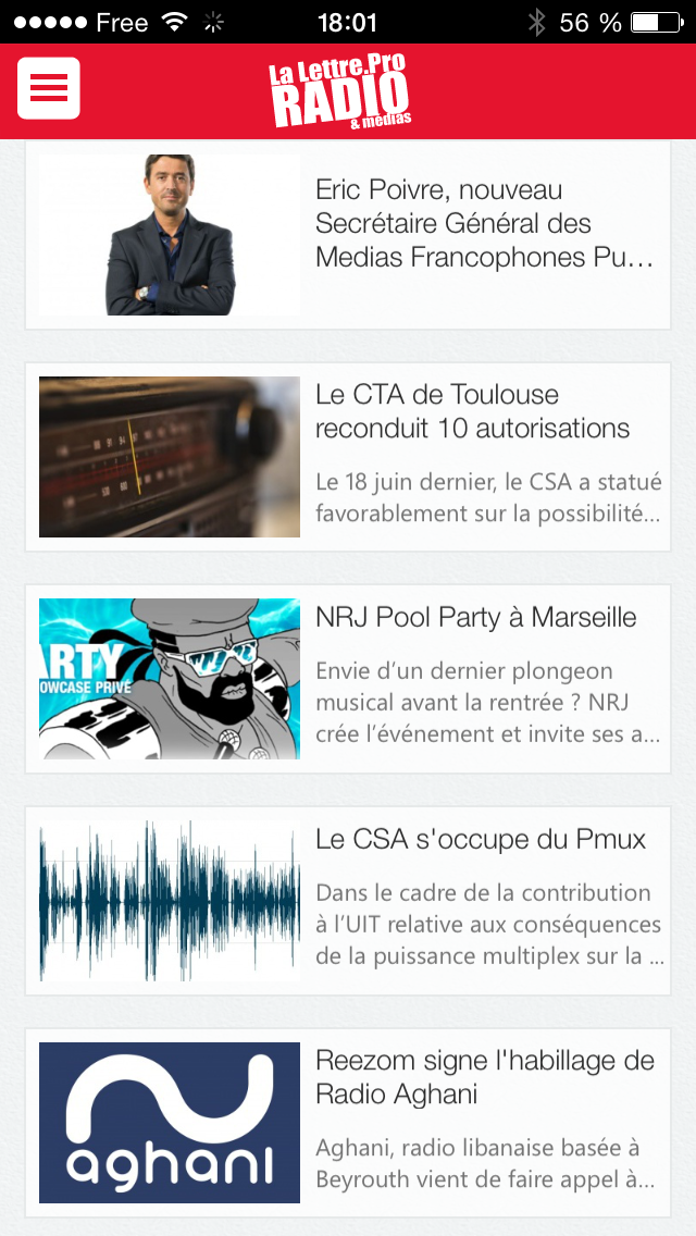 Recevez nos "alertes radio"