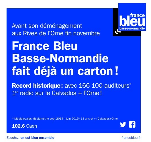 France Bleu Basse Normandie bat son record d'audience