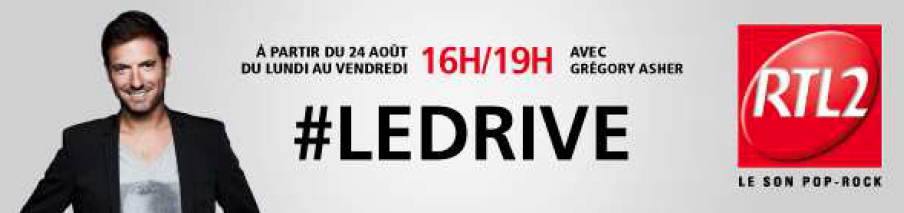 Grégory Ascher au Drive sur RTL2