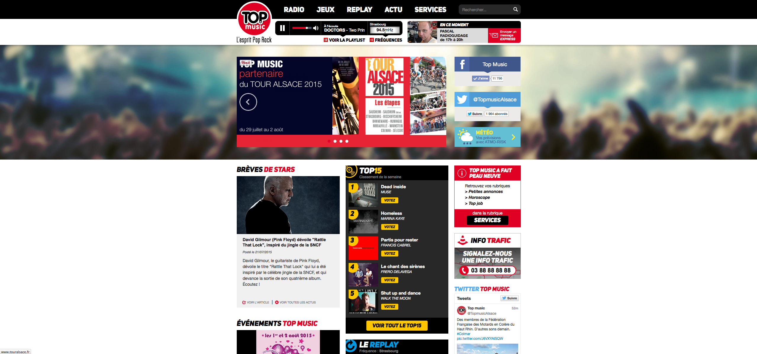 Nouveau site web pour Top Music