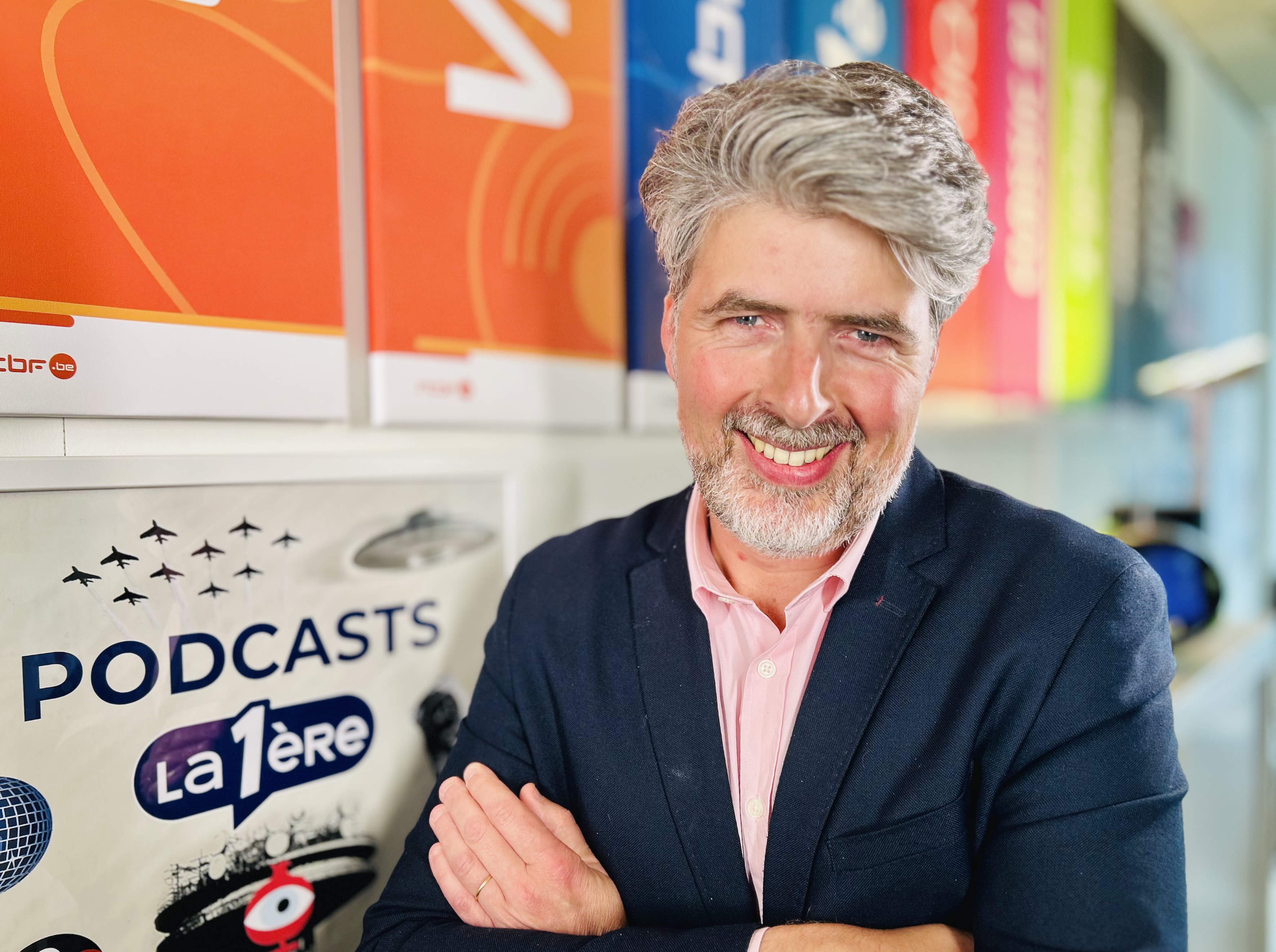 Pour Frédéric Gérand, l'avenir des médias de la RTBF passe par une redéfinition des process de travail mutualisés et une omnicanalité réfléchie. © BeWe.