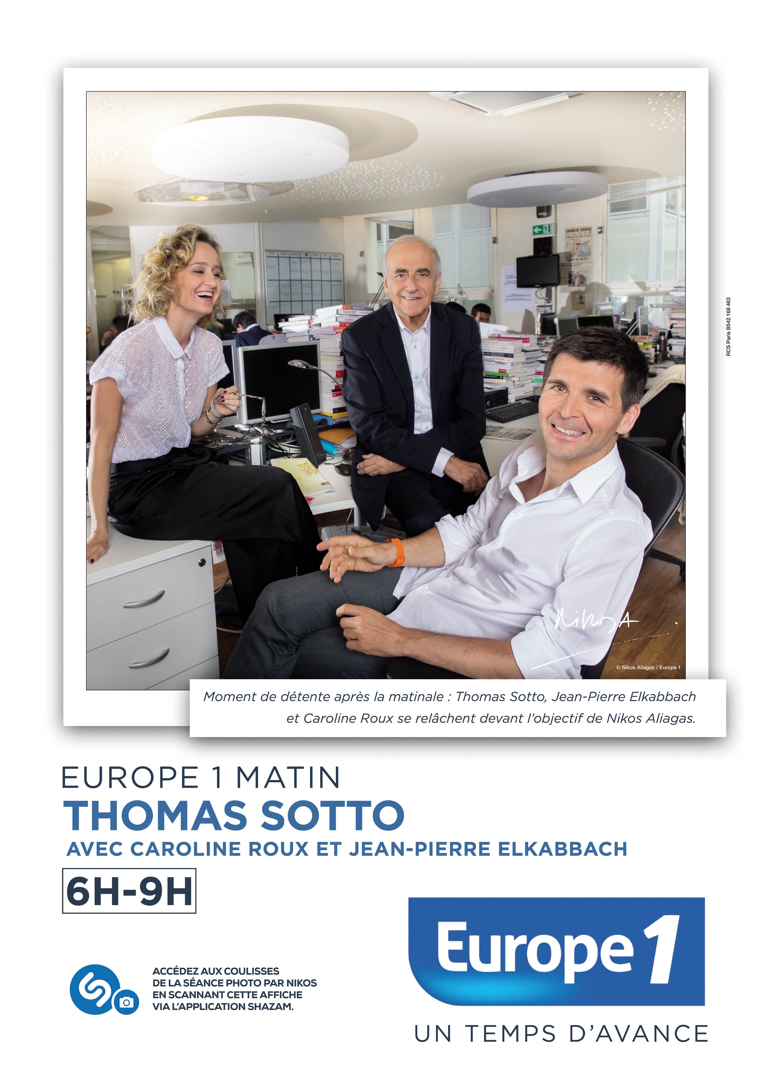 Nikos signe la campagne de rentrée d’Europe 1