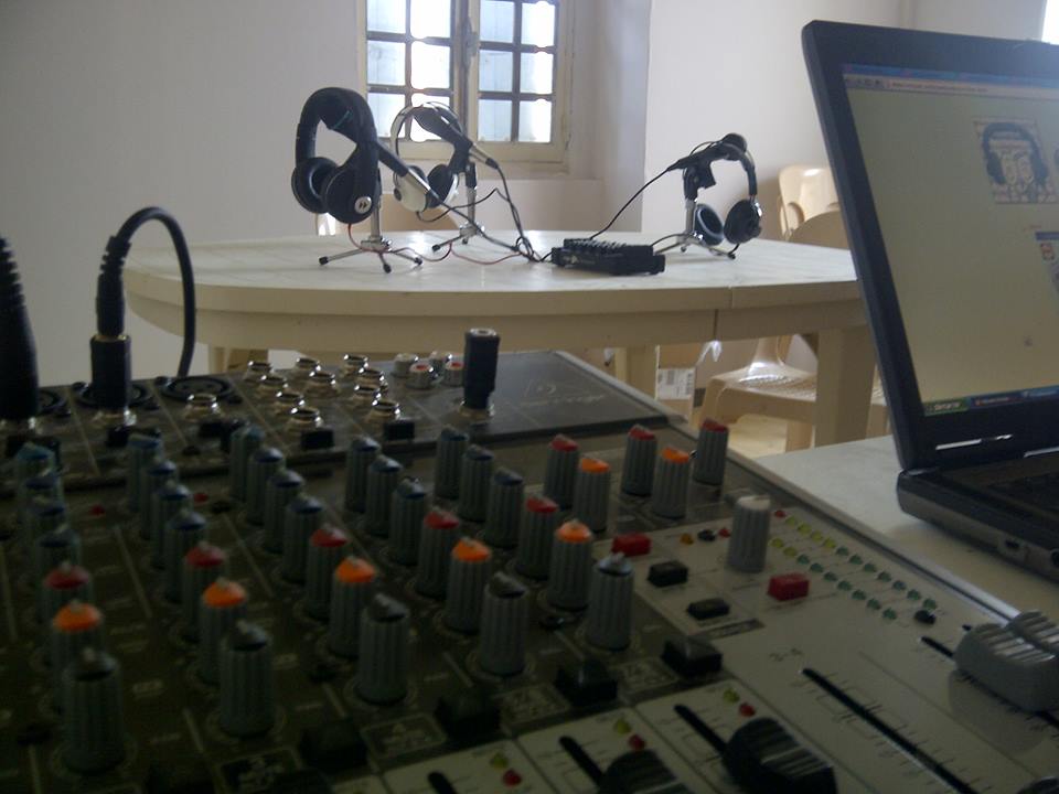 Le studio de Radio Méridien