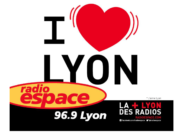 Radio Espace s'affiche dans le Grand Lyon