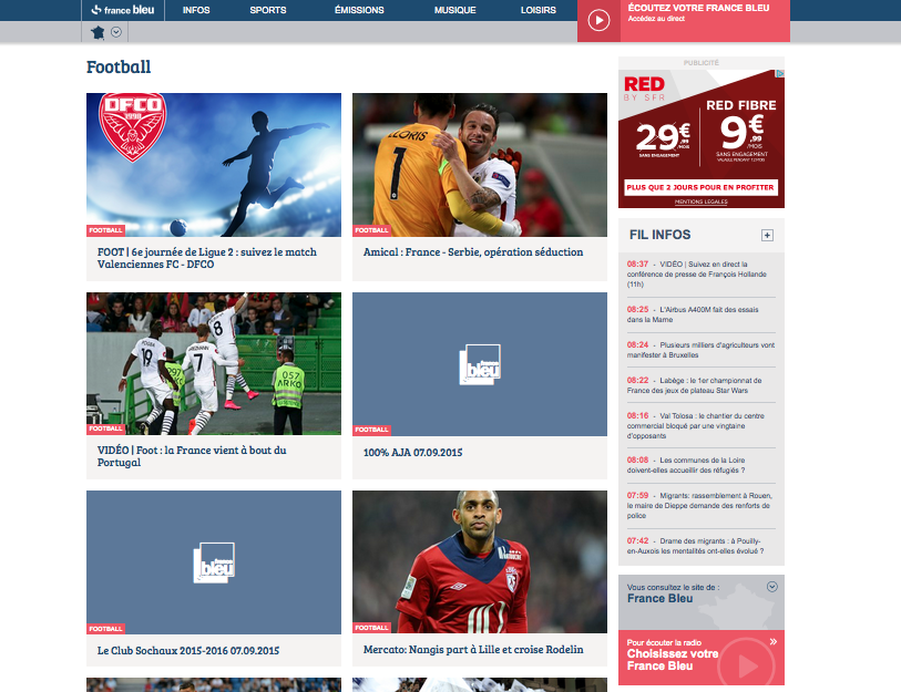 France Bleu a mis en ligne son nouveau site