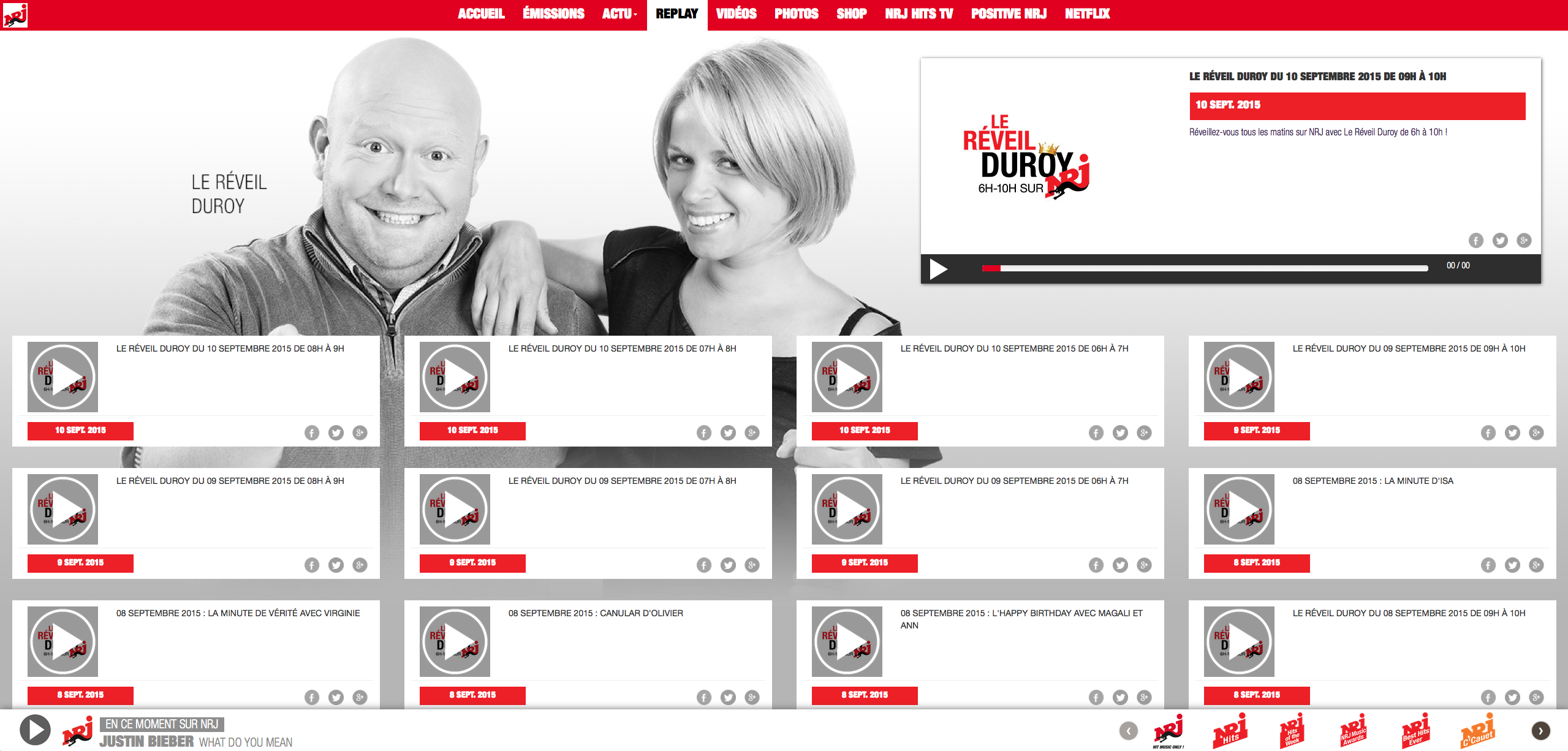 NRJ Belgique dévoile son nouveau site web