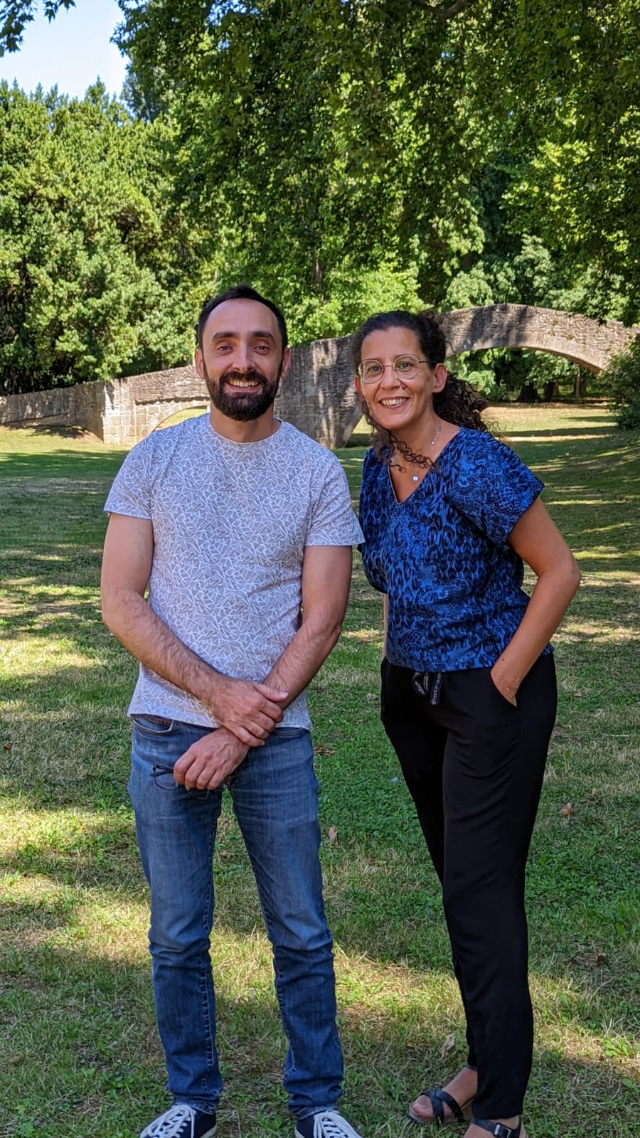 Jean-Marc Courrèges-Cénac et Siham Mineur, coprésidents de l’Assemblée Régionale des Radios Associatives. © ARRA.